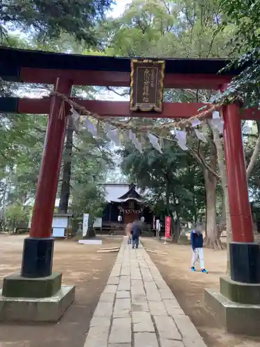 氷川女體神社の鳥居