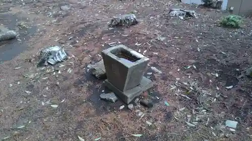 正一位泉沢稲荷神社の手水舎