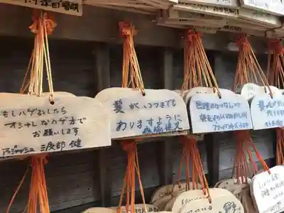 御髪神社の絵馬