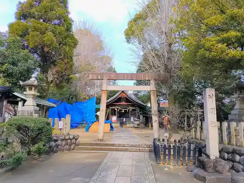 中山神明社の鳥居