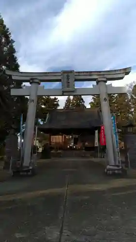 出雲神社の鳥居