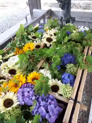 江南神社の手水舎