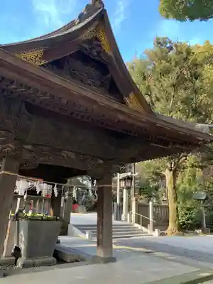 金鑚神社の手水舎