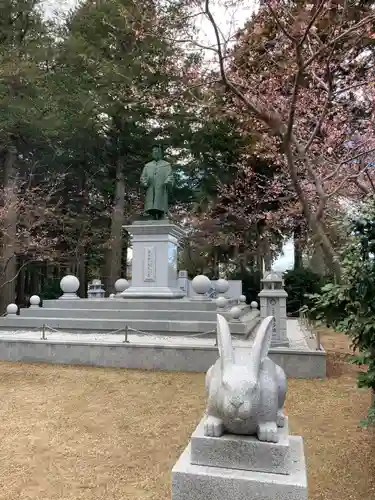 小幡山七福神の像