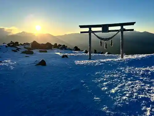 車山神社の鳥居