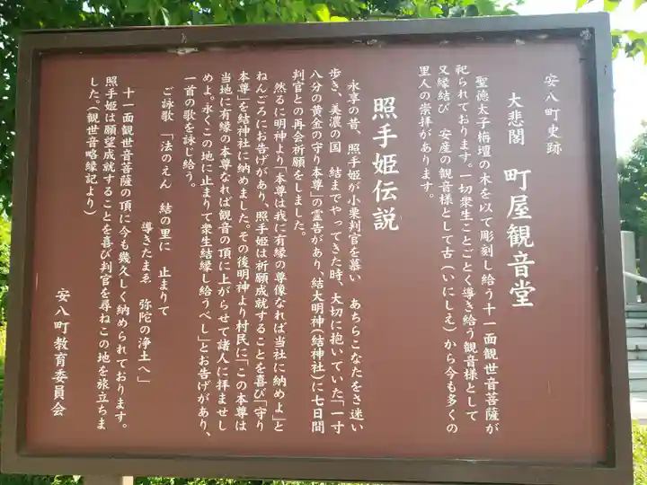 大悲閣 町屋観音堂の歴史