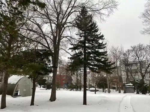 札幌護國神社の庭園
