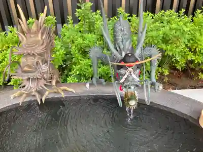 駒込妙義神社の手水舎