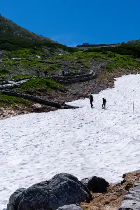 雄山神社峰本社の景色