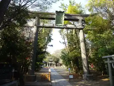 篠崎浅間神社の鳥居