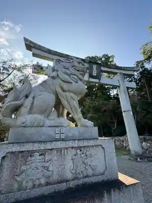 沙沙貴神社の狛犬