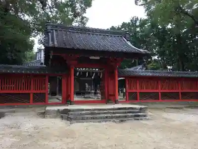 大岡白山神社の山門・神門