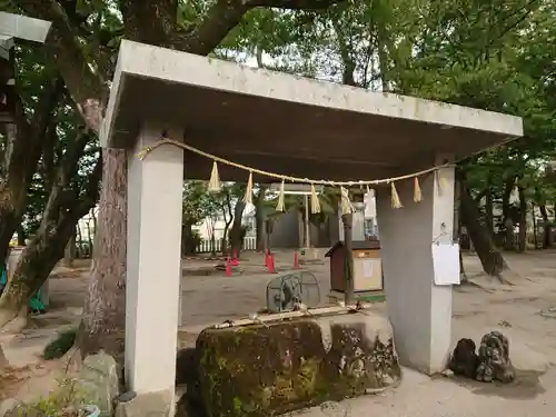 神明社（稲葉地神明社）の手水舎