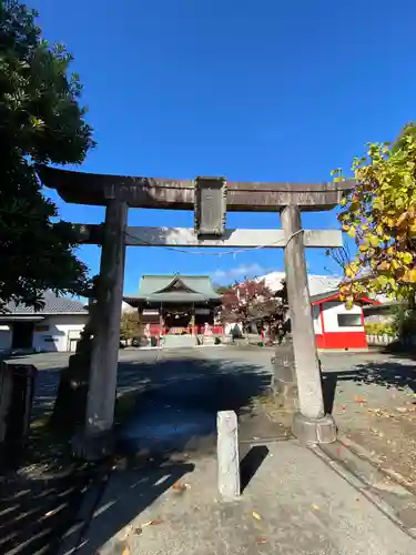 雷電神社の鳥居