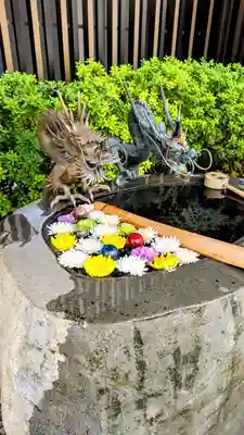 駒込妙義神社の手水舎