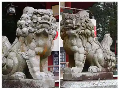 八幡朝見神社の狛犬