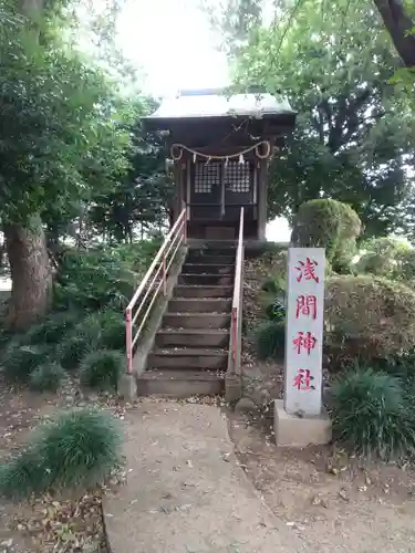 白幡雷電神社の末社・摂社
