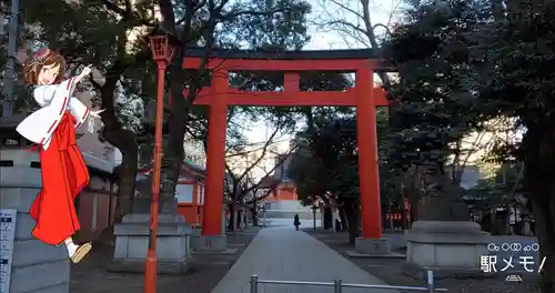 花園神社の鳥居