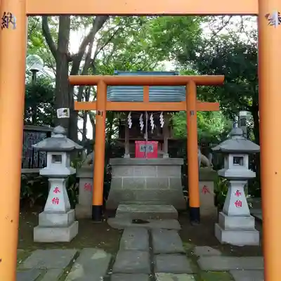 紀文稲荷神社の鳥居