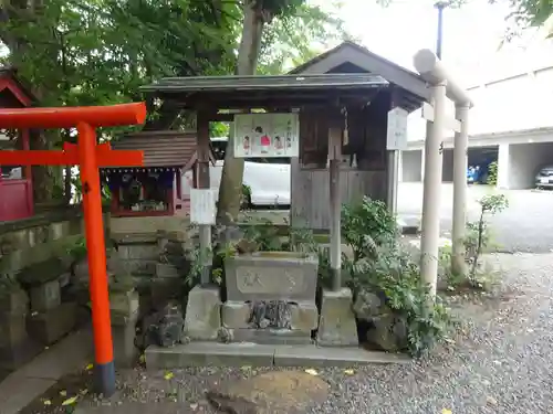 本郷氷川神社の手水舎