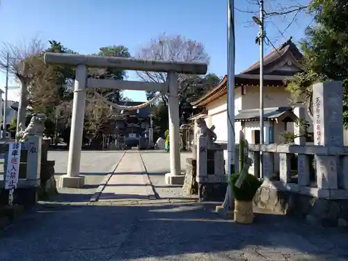 栗原神社の鳥居