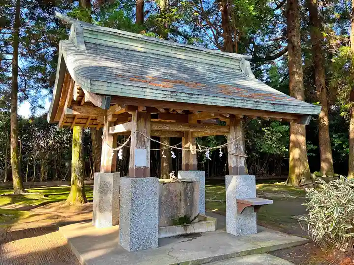 飯倉神社の手水舎