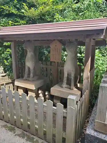 松江城山稲荷神社の狛犬