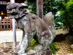 新羽杉山神社の狛犬