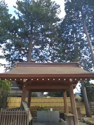 中野沼袋氷川神社の手水舎