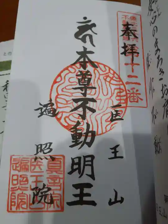 医王山 遍照院の御朱印