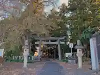 楡山神社の鳥居