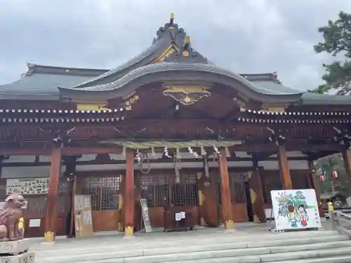 岸城神社の本殿