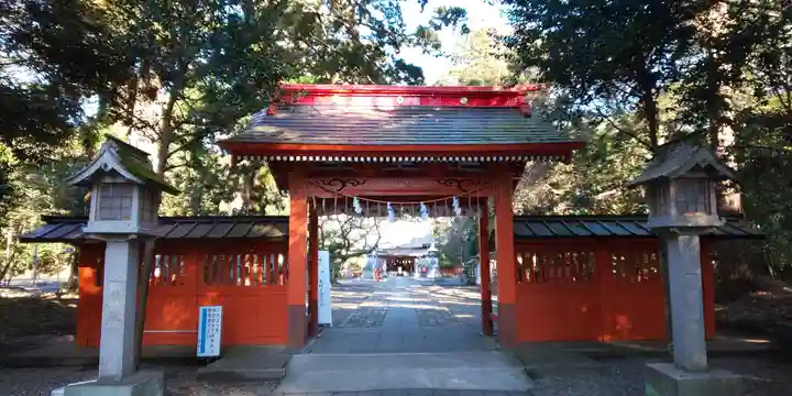 息栖神社の山門・神門