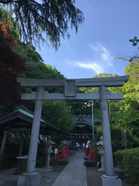 貫井神社の鳥居