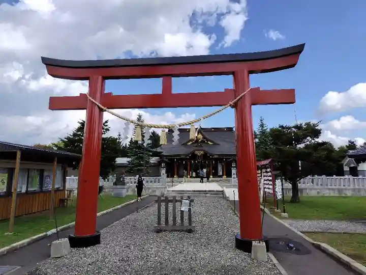 美瑛神社の鳥居