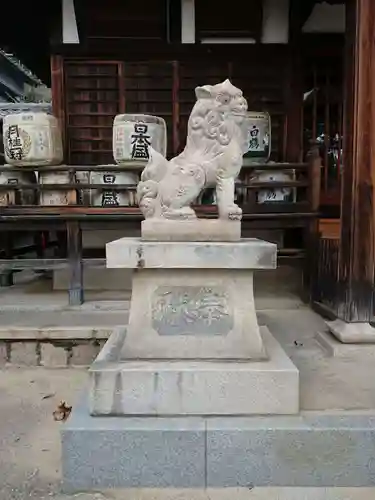 篠原嚴島神社の狛犬