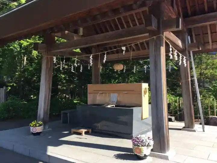 旭川神社の手水舎