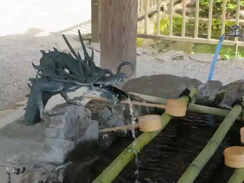 飛騨一宮水無神社の手水