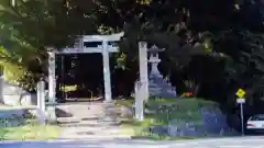 比佐豆知菅原神社の鳥居