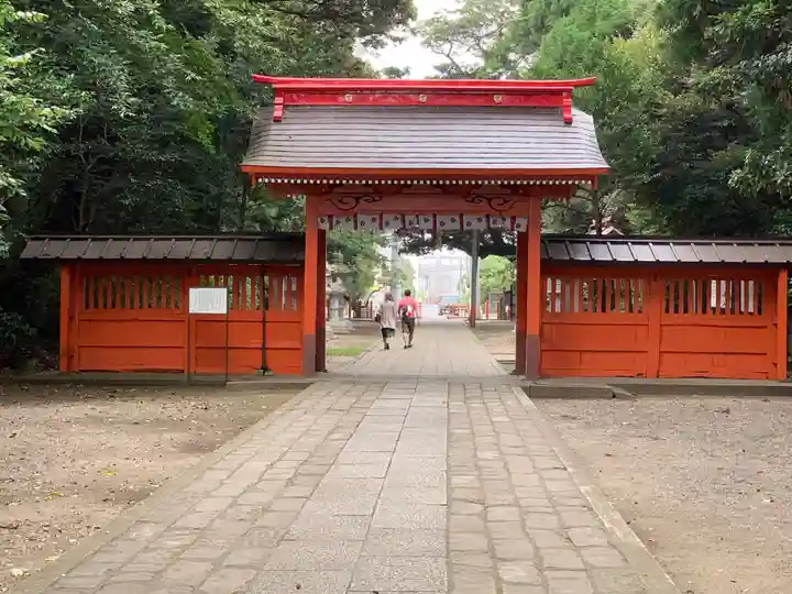 息栖神社の山門・神門