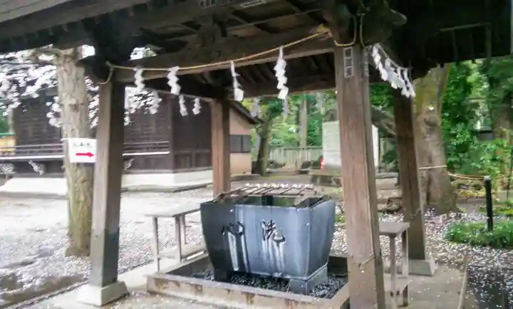 石神井氷川神社の手水舎