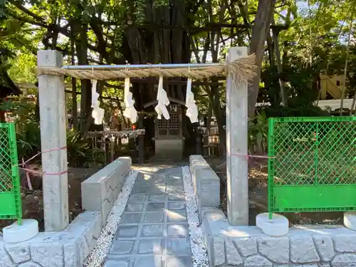 稲毛神社の鳥居