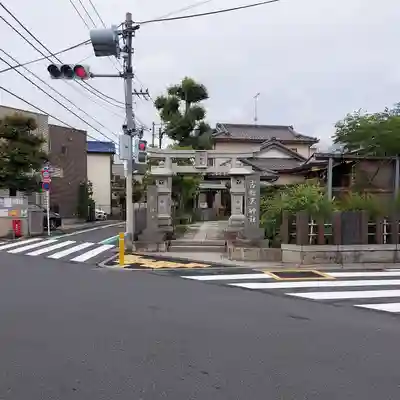 古録天神社の鳥居