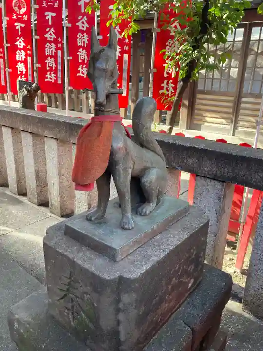 下谷神社の狛犬