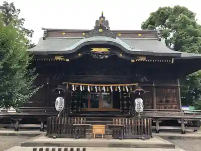 阿豆佐味天神社 立川水天宮の本殿・本堂