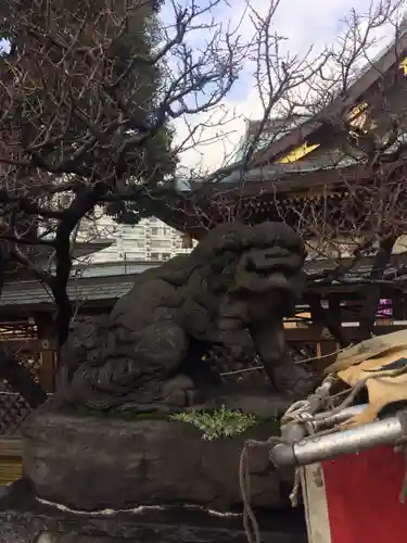 湯島天満宮の狛犬