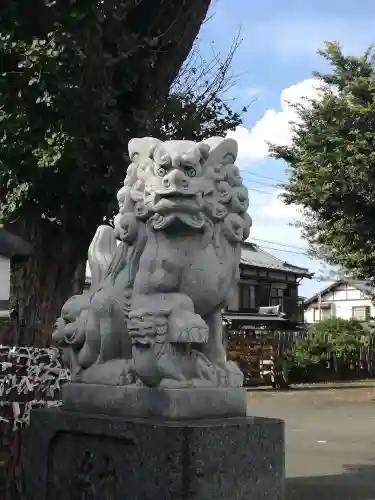 子守神社の狛犬