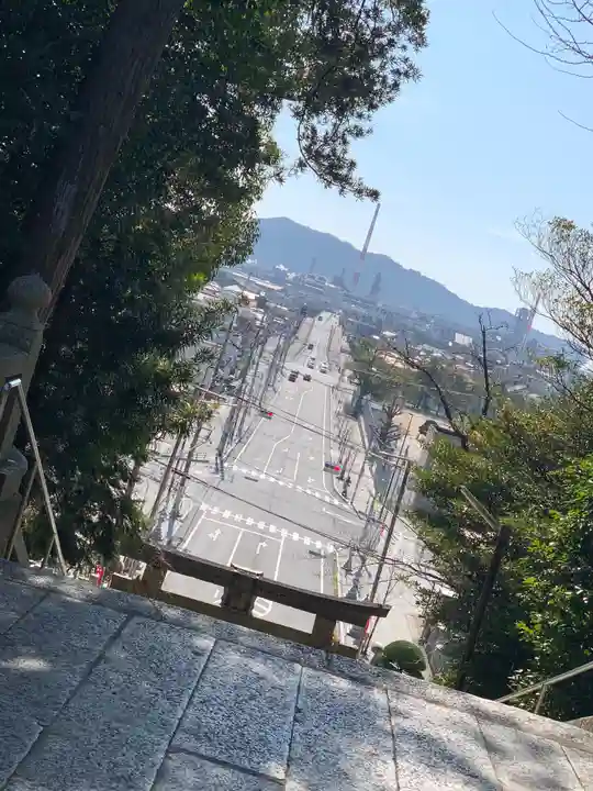 山﨑八幡宮の景色