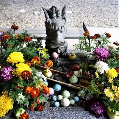 滑川神社 - 仕事と子どもの守り神の手水舎