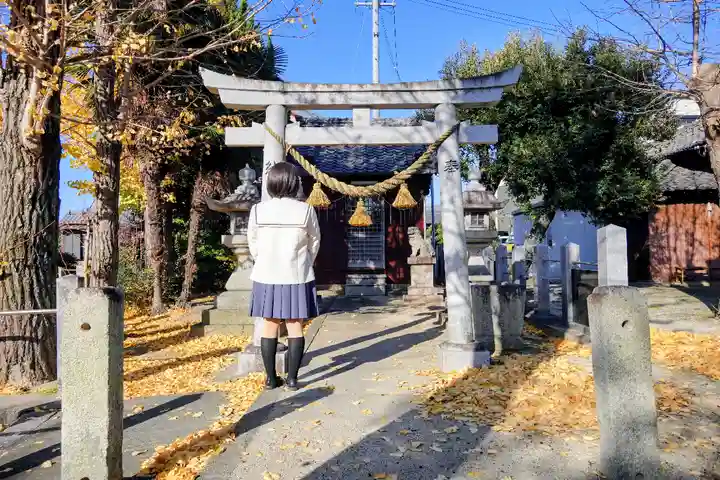 熊野神社(下矢田町)の鳥居